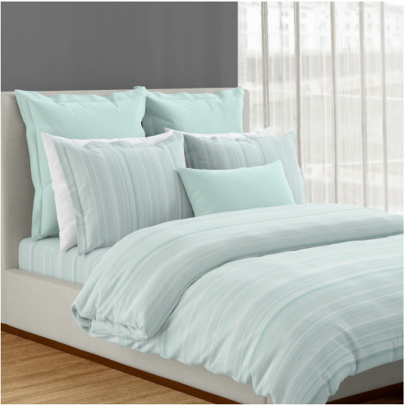 Cable Cotton Digital Printed Double Bedsheet Set (Skylight)