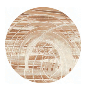 Cleo Espresso Swirl Oval Rug