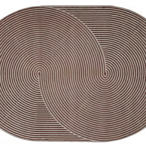 Charm Rustic Rouge Oval Rug